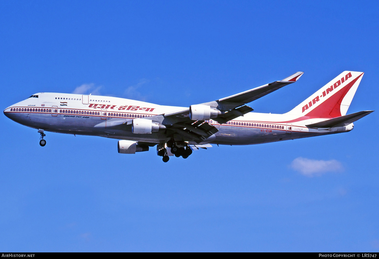 Aircraft Photo of VT-ESM | Boeing 747-437 | Air India | AirHistory.net #274073