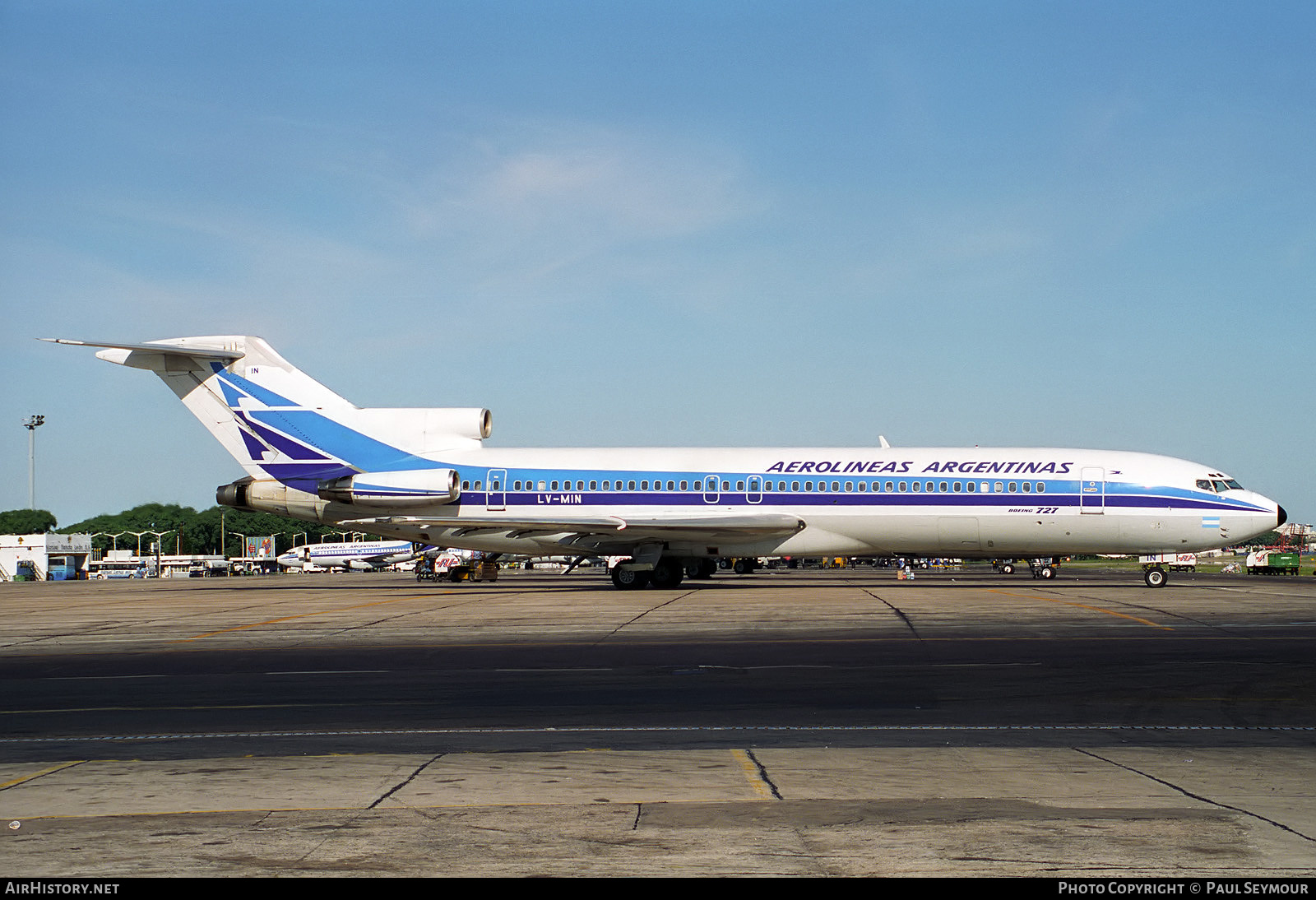 Aircraft Photo of LV-MIN | Boeing 727-287/Adv | Aerolíneas Argentinas | AirHistory.net #274105