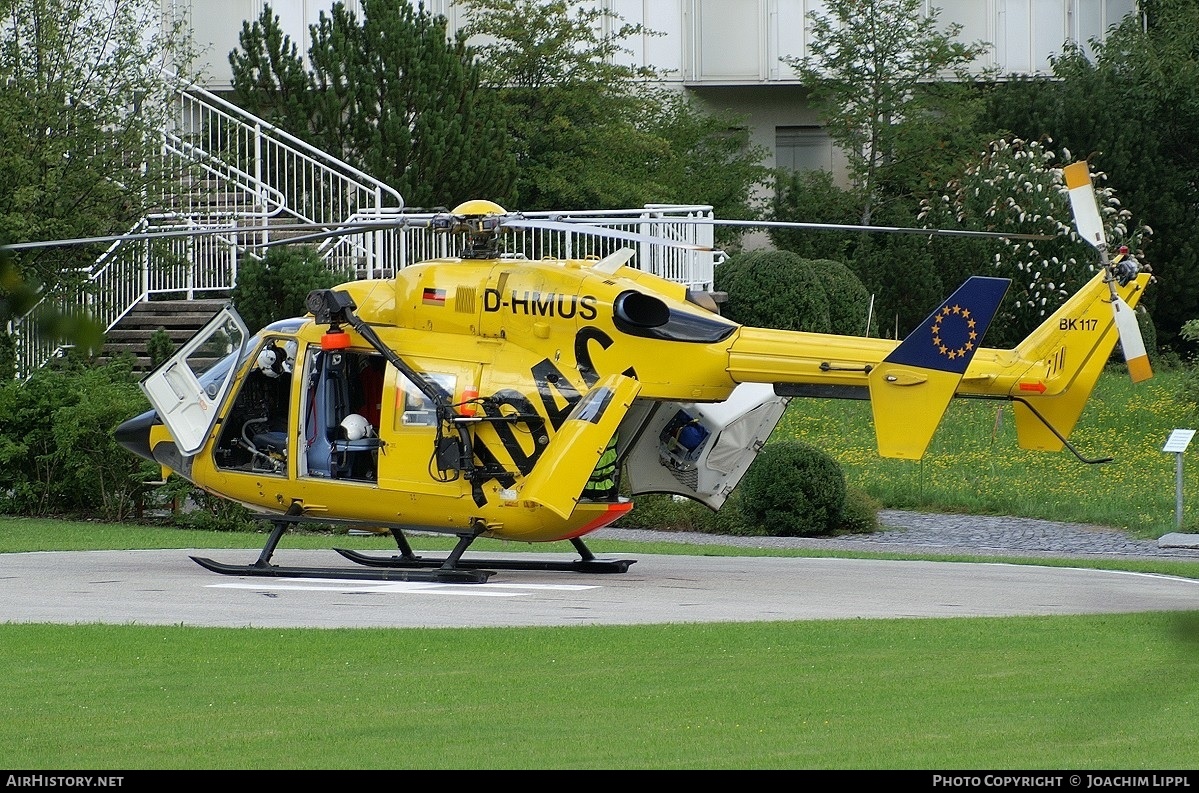 Aircraft Photo of D-HMUS | Eurocopter-Kawasaki BK-117B-2 | ADAC Luftrettung | AirHistory.net #274112