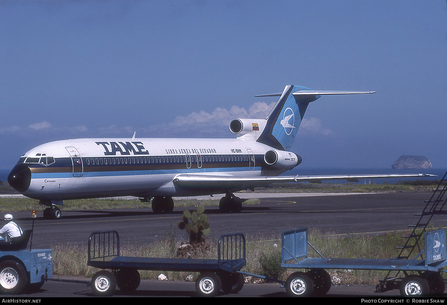 Aircraft Photo of HC-BHM / FAE-078 | Boeing 727-2T3/Adv | TAME - Transportes Aéreos Militares Ecuatorianos | AirHistory.net #274125