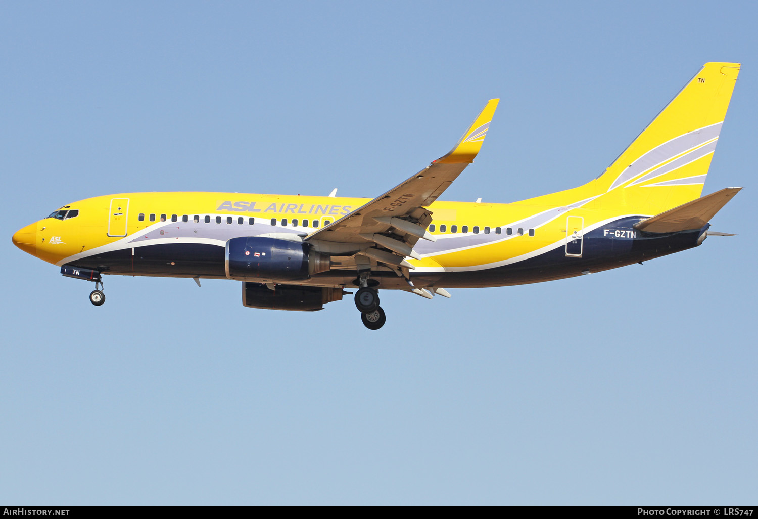 Aircraft Photo of F-GZTN | Boeing 737-73S | ASL Airlines | AirHistory.net #274128