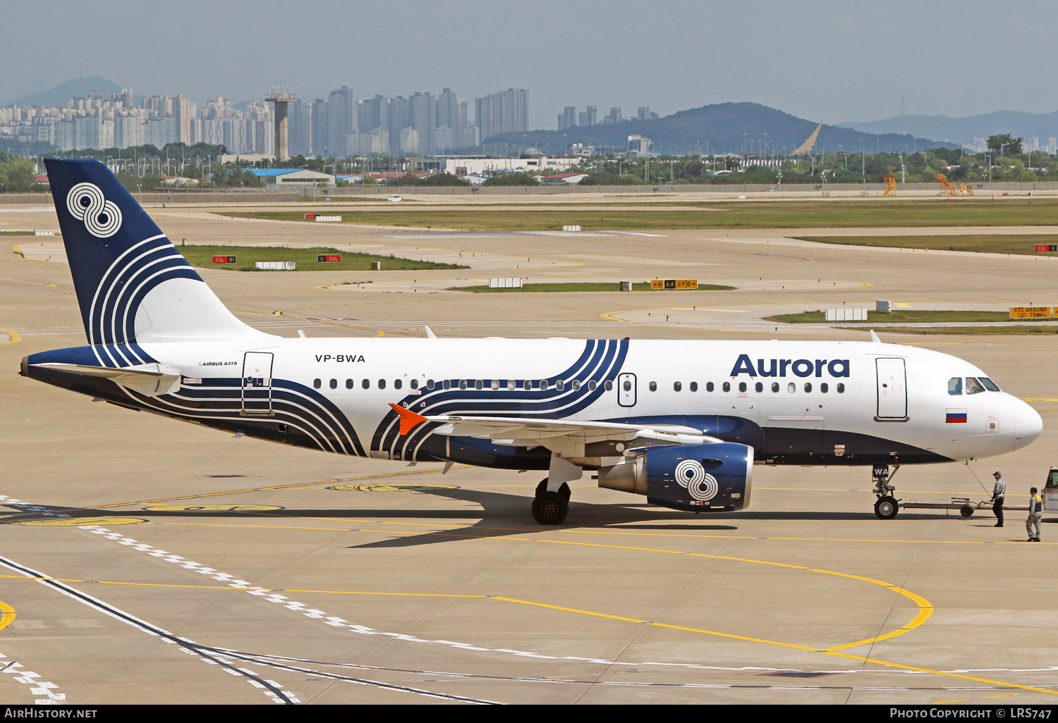 Aircraft Photo of VP-BWA | Airbus A319-111 | Aurora Airlines | AirHistory.net #274173