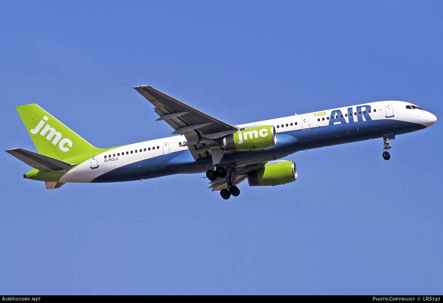 Aircraft Photo of G-FCLJ | Boeing 757-2Y0 | JMC Air | AirHistory.net #274192