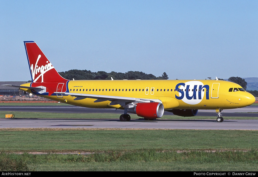 Aircraft Photo of G-VMED | Airbus A320-214 | Virgin Sun | AirHistory.net #274197