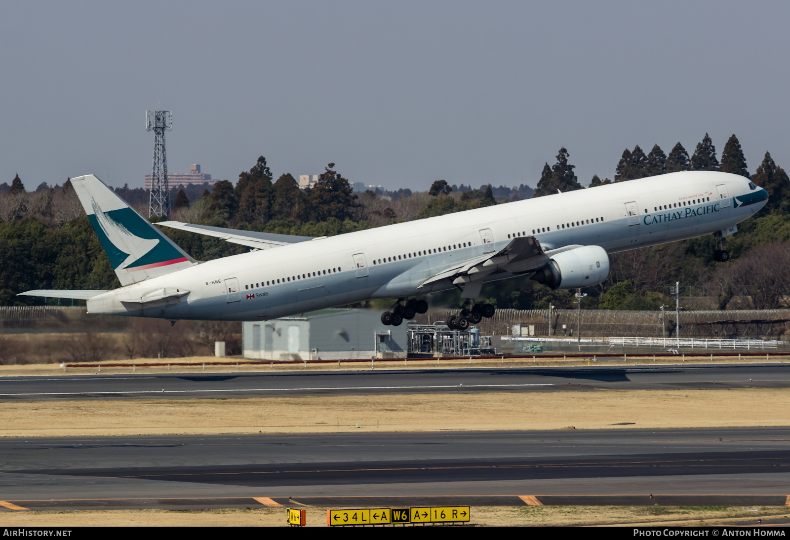 Aircraft Photo of B-HNE | Boeing 777-367 | Cathay Pacific Airways | AirHistory.net #274198