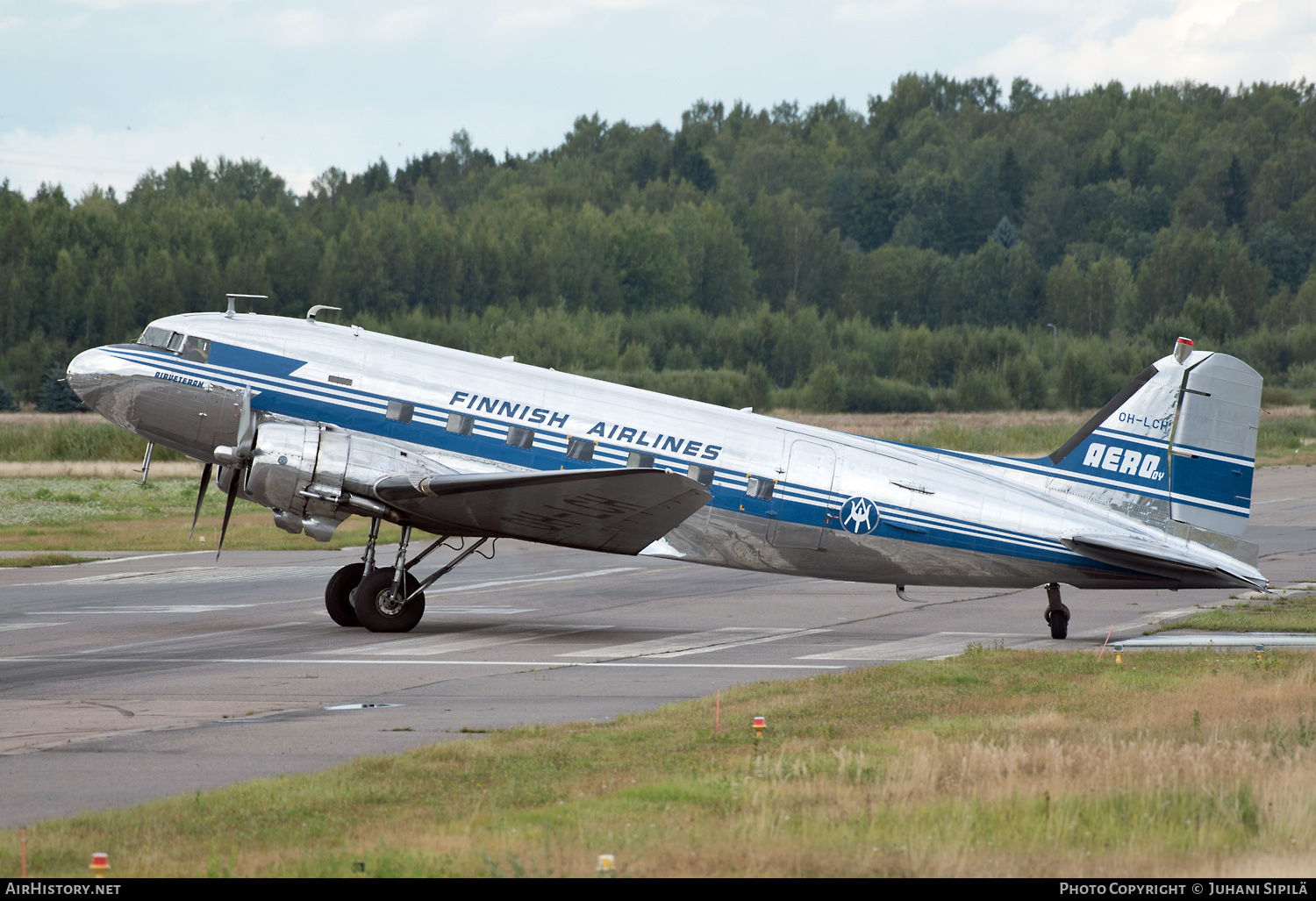 Aircraft Photo of OH-LCH | Douglas DC-3(CF) | Airveteran | Aero Oy - Finnish Airlines | AirHistory.net #274209