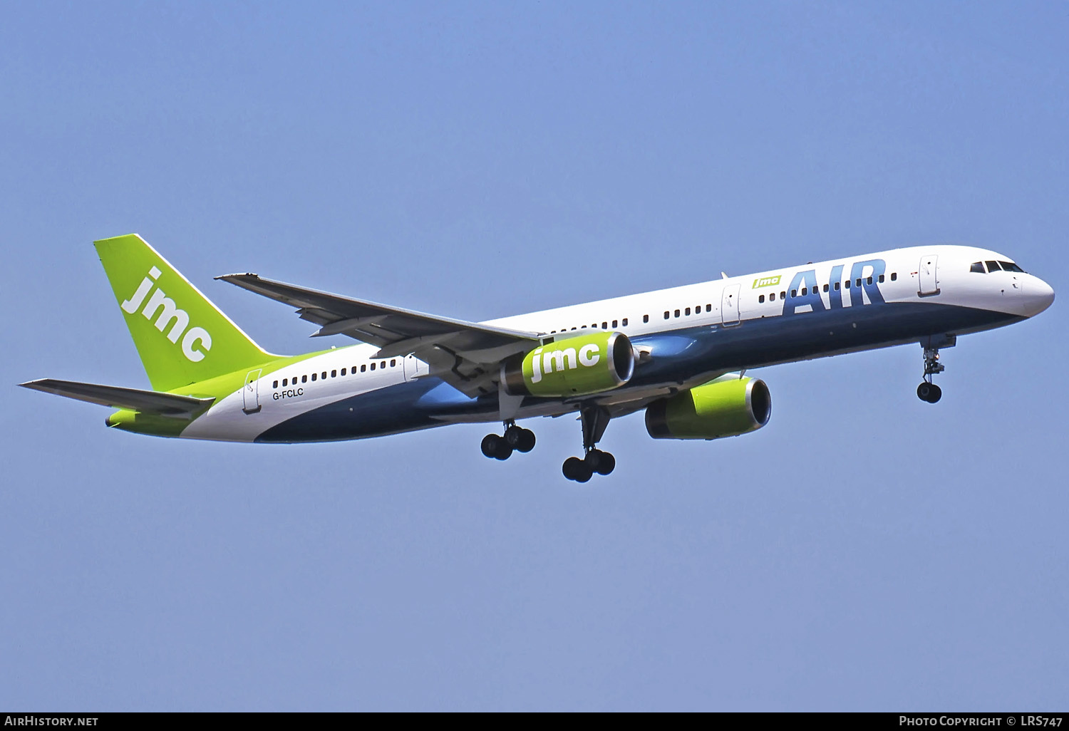 Aircraft Photo of G-FCLC | Boeing 757-28A | JMC Air | AirHistory.net #274221