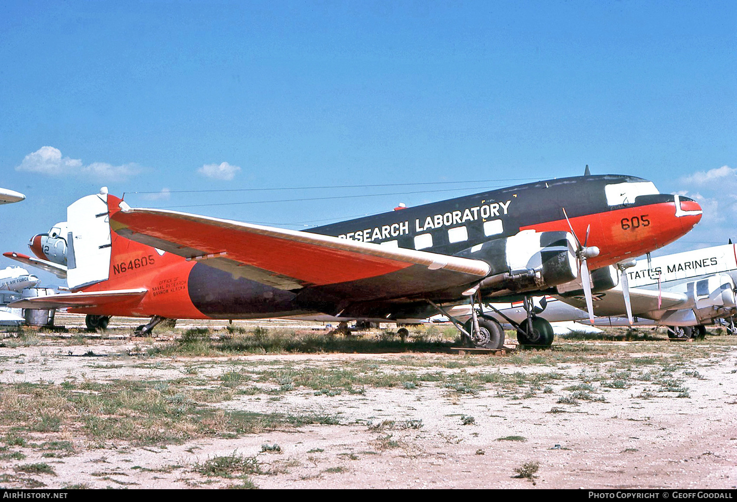 Aircraft Photo of N64605 | Douglas SC-47J Skytrain | Arctic Research Laboratory | Office of Naval Research | AirHistory.net #274235