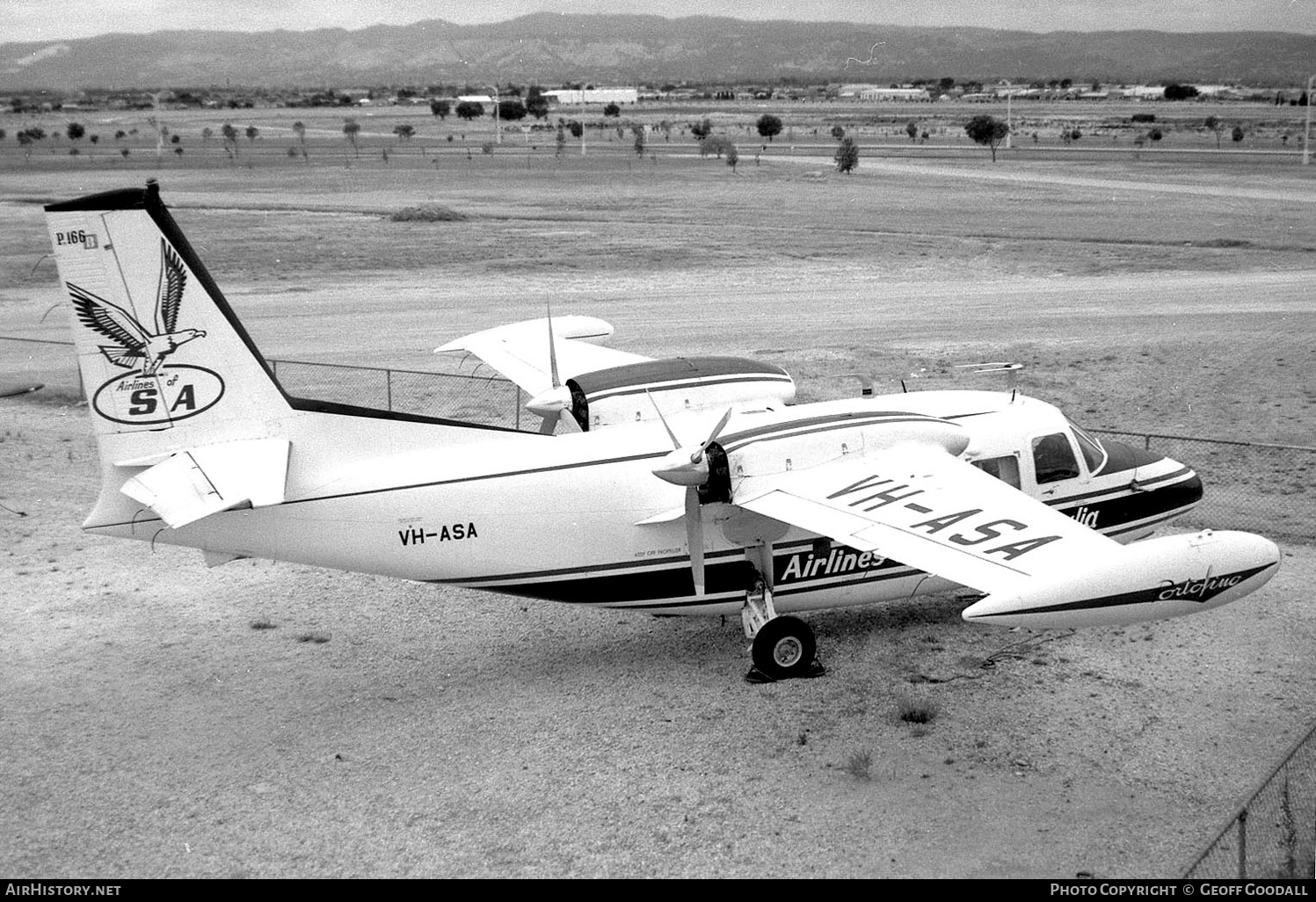 Aircraft Photo of VH-ASA | Piaggio P-166B Portofino | Airlines of South Australia - ASA | AirHistory.net #274240