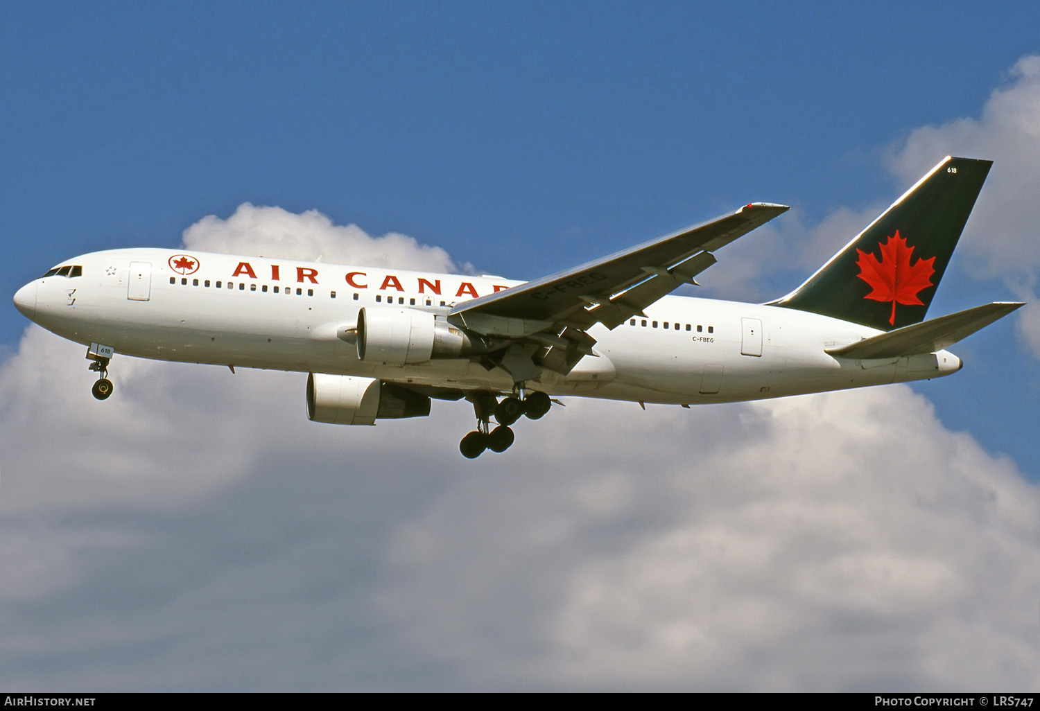 Aircraft Photo of C-FBEG | Boeing 767-233/ER | Air Canada | AirHistory.net #274243