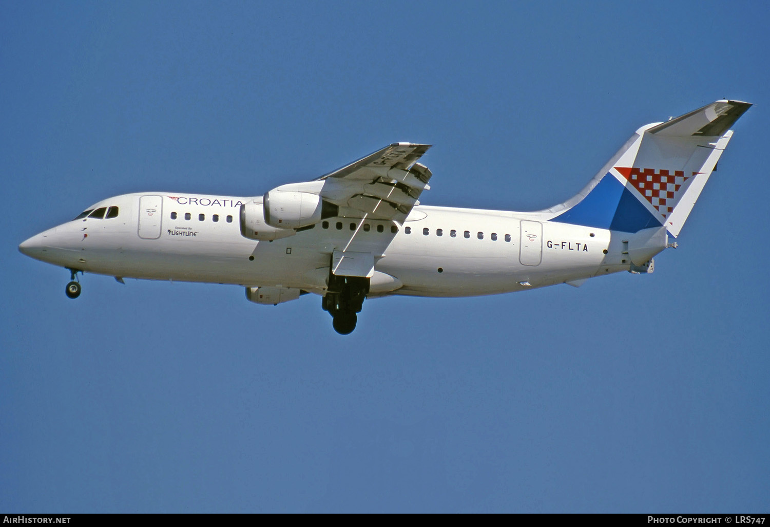 Aircraft Photo of G-FLTA | British Aerospace BAe-146-200 | Croatia Airlines | AirHistory.net #274265