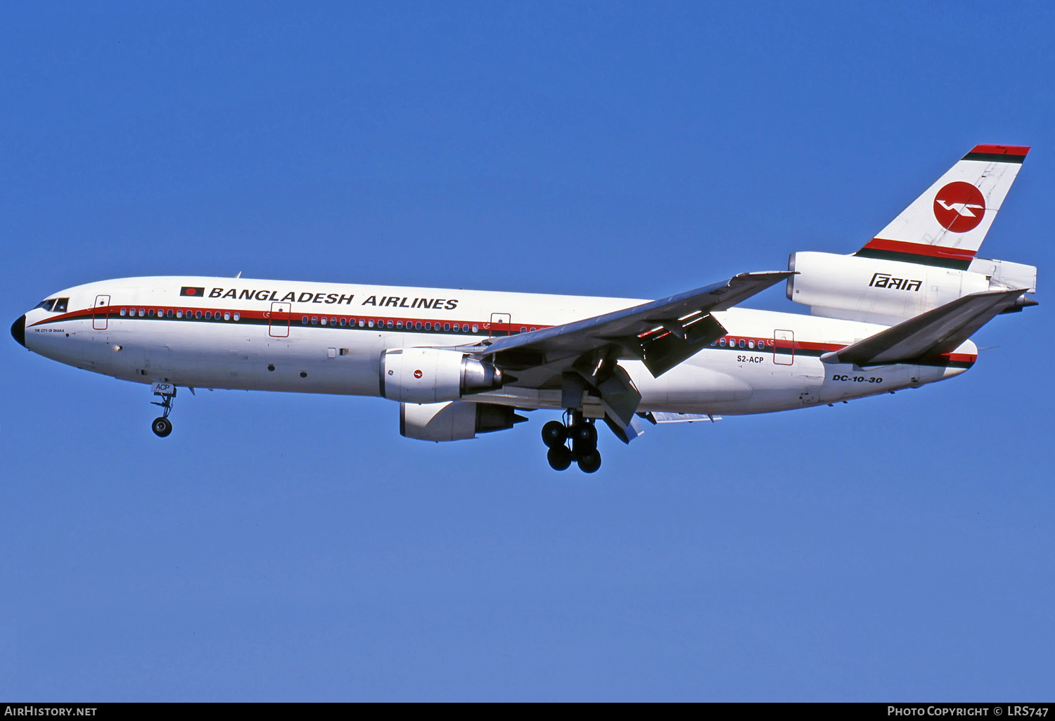Aircraft Photo of S2-ACP | McDonnell Douglas DC-10-30 | Biman Bangladesh Airlines | AirHistory.net #274267