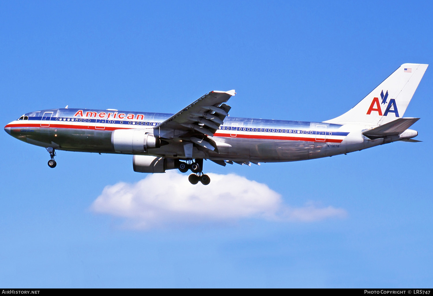 Aircraft Photo of N70072 | Airbus A300B4-605R | American Airlines | AirHistory.net #274272