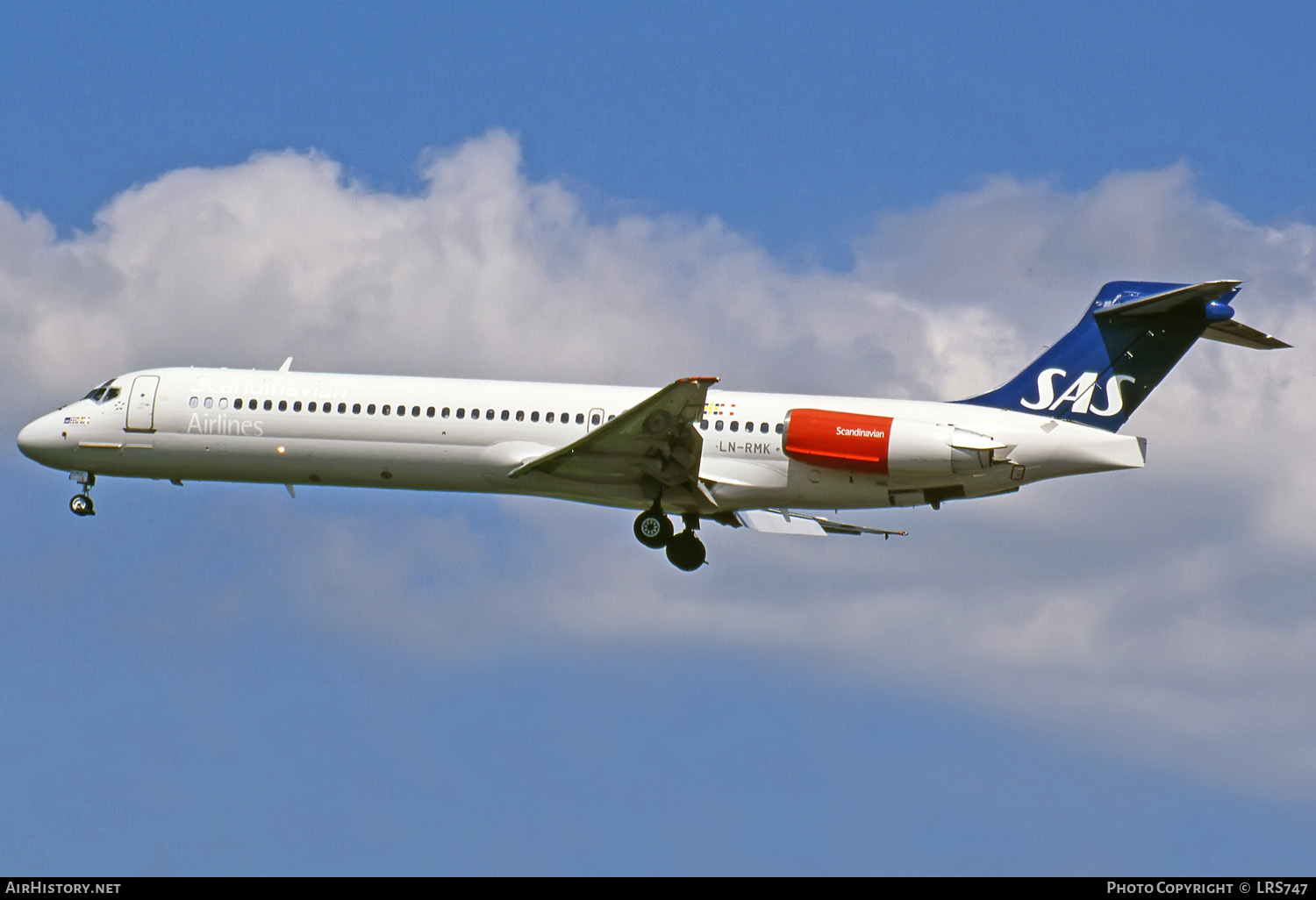Aircraft Photo of LN-RMK | McDonnell Douglas MD-87 (DC-9-87) | Scandinavian Airlines - SAS | AirHistory.net #274283