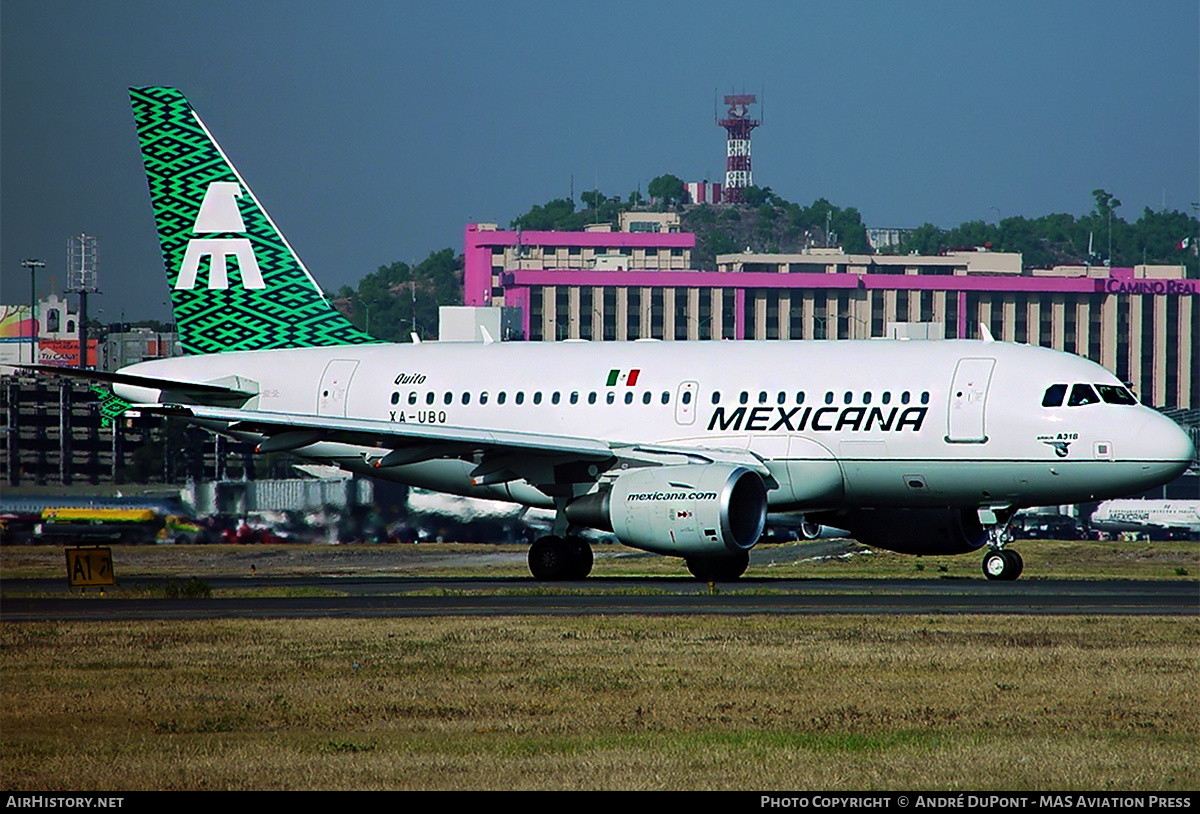 Aircraft Photo of XA-UBQ | Airbus A318-111 | Mexicana | AirHistory.net #274287