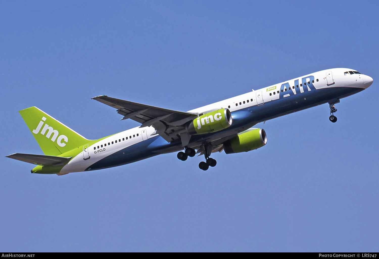 Aircraft Photo of G-FCLD | Boeing 757-25F | JMC Air | AirHistory.net #274291