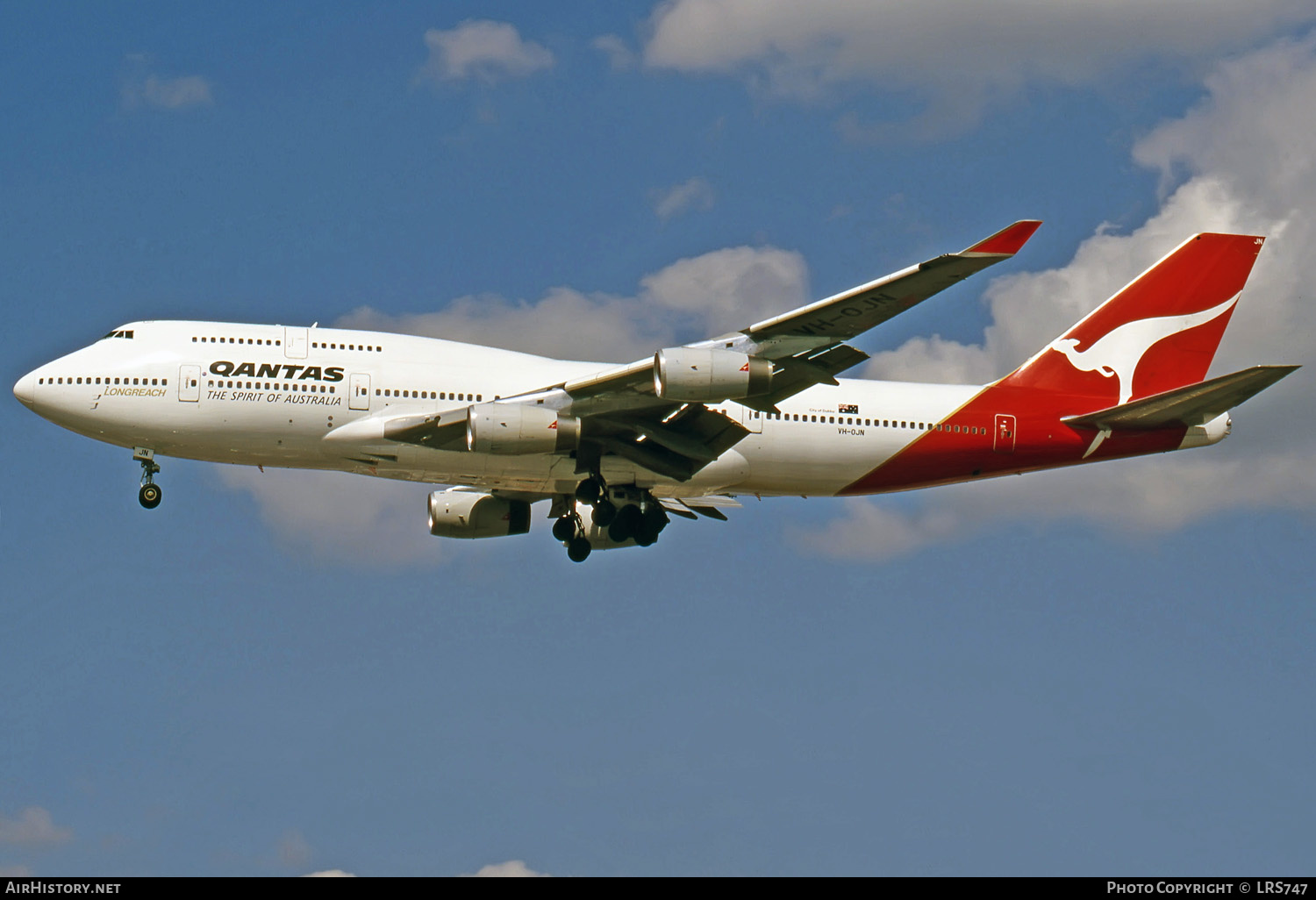 Aircraft Photo of VH-OJN | Boeing 747-438 | Qantas | AirHistory.net #274295