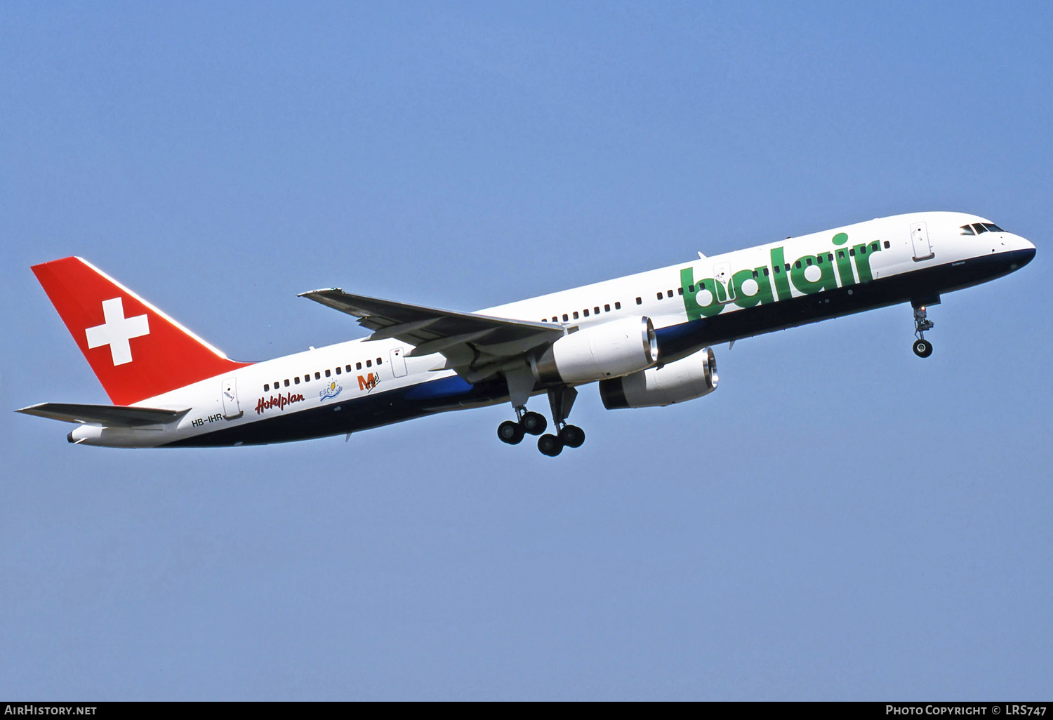 Aircraft Photo of HB-IHR | Boeing 757-2G5 | Balair | AirHistory.net #274296