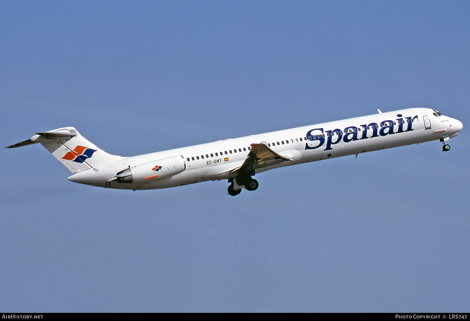 Aircraft Photo of EC-GNY | McDonnell Douglas MD-83 (DC-9-83) | Spanair | AirHistory.net #274372