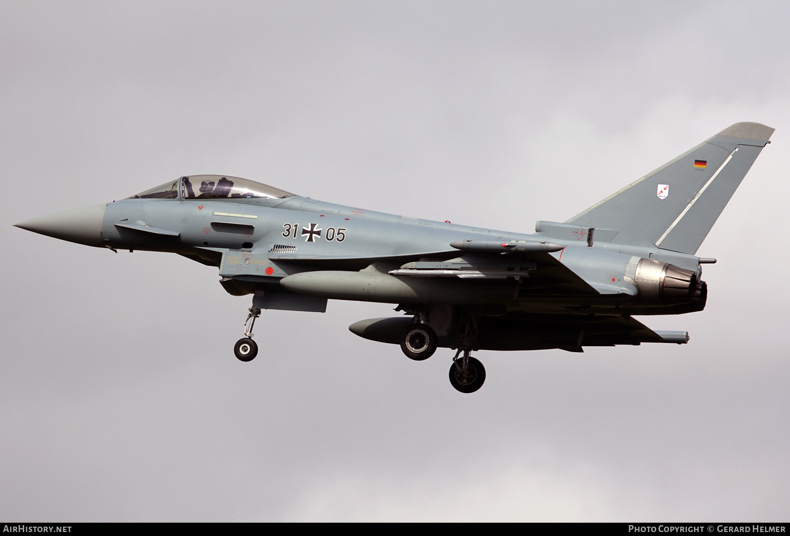 Aircraft Photo of 3105 | Eurofighter EF-2000 Typhoon S | Germany - Air Force | AirHistory.net #274390