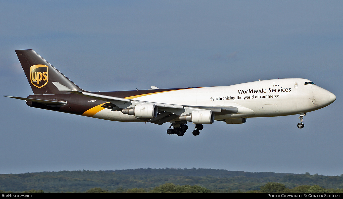 Aircraft Photo of N572UP | Boeing 747-44AF/SCD | United Parcel Service - UPS | AirHistory.net #274393