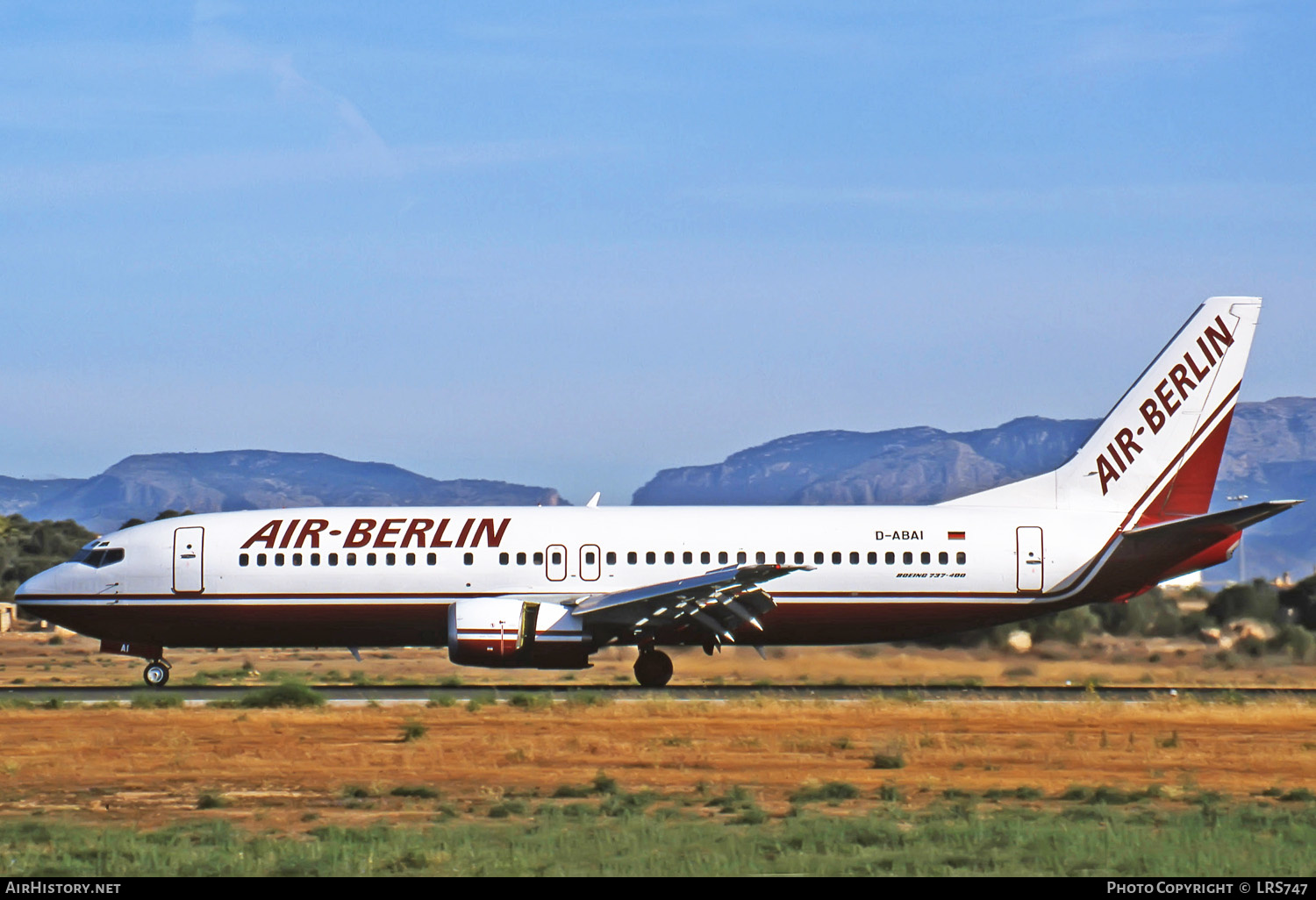 Aircraft Photo of D-ABAI | Boeing 737-46J | Air Berlin | AirHistory.net #274428