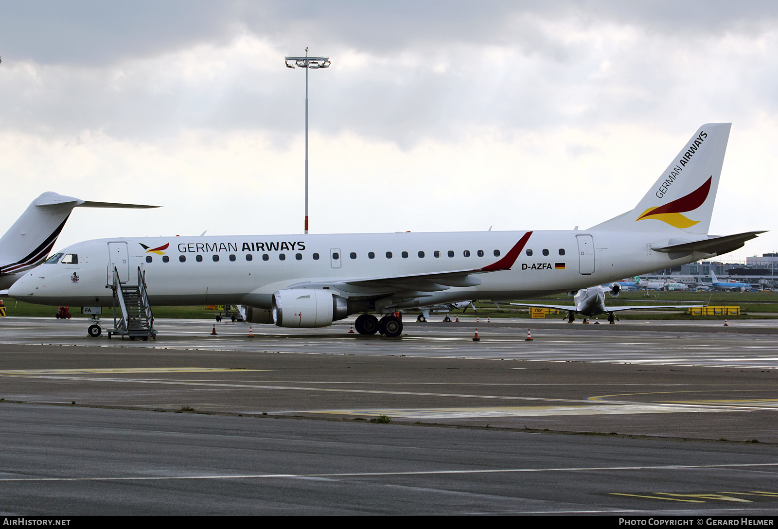 Aircraft Photo of D-AZFA | Embraer 190LR (ERJ-190-100LR) | German Airways | AirHistory.net #274429
