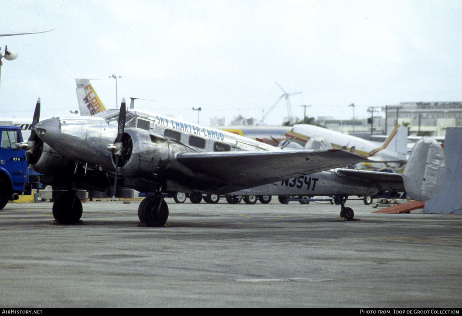 Aircraft Photo of N354T | Beech D18S | Sky Charter Cargo | AirHistory.net #274454