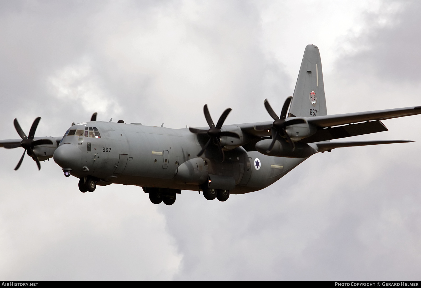 Aircraft Photo of 667 | Lockheed Martin C-130J-30 Hercules | Israel - Air Force | AirHistory.net #274479