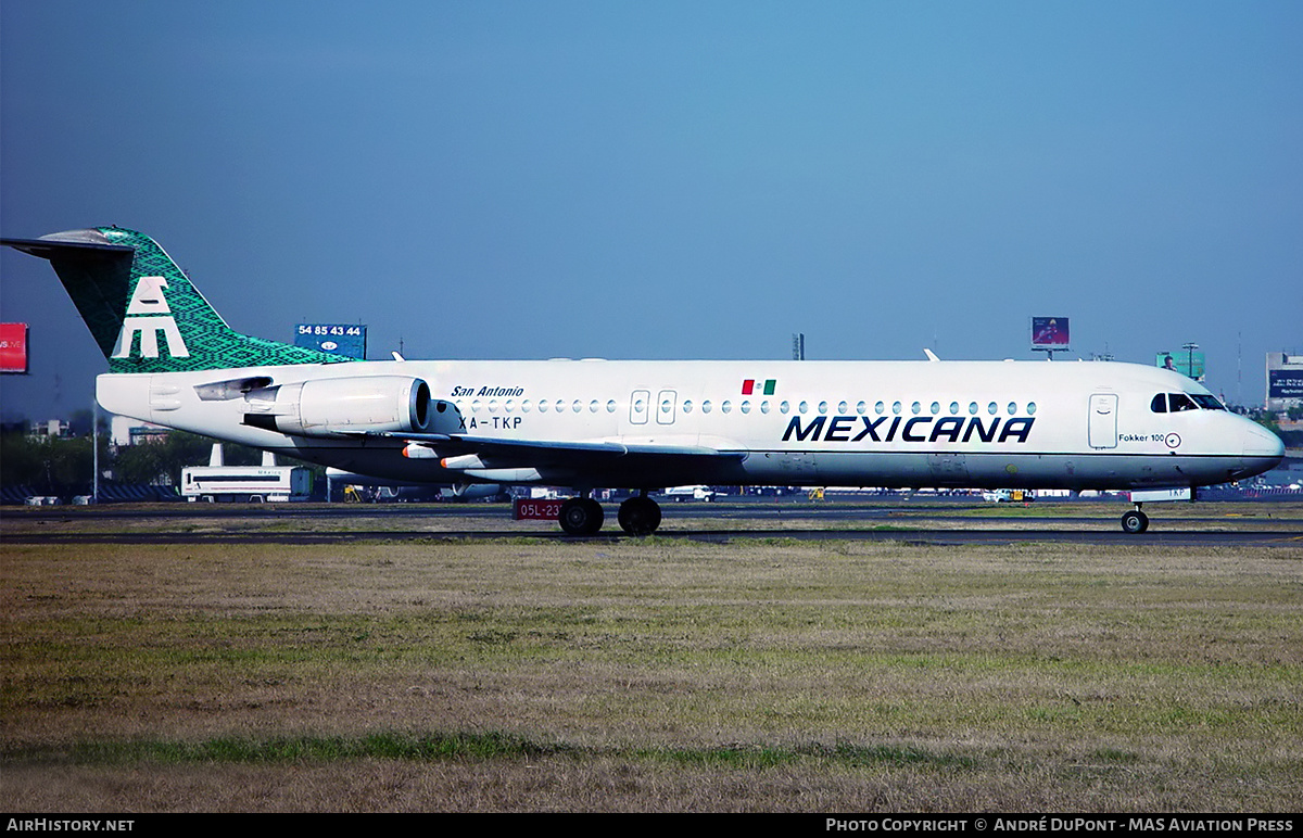 Aircraft Photo of XA-TKP | Fokker 100 (F28-0100) | Mexicana | AirHistory.net #274483