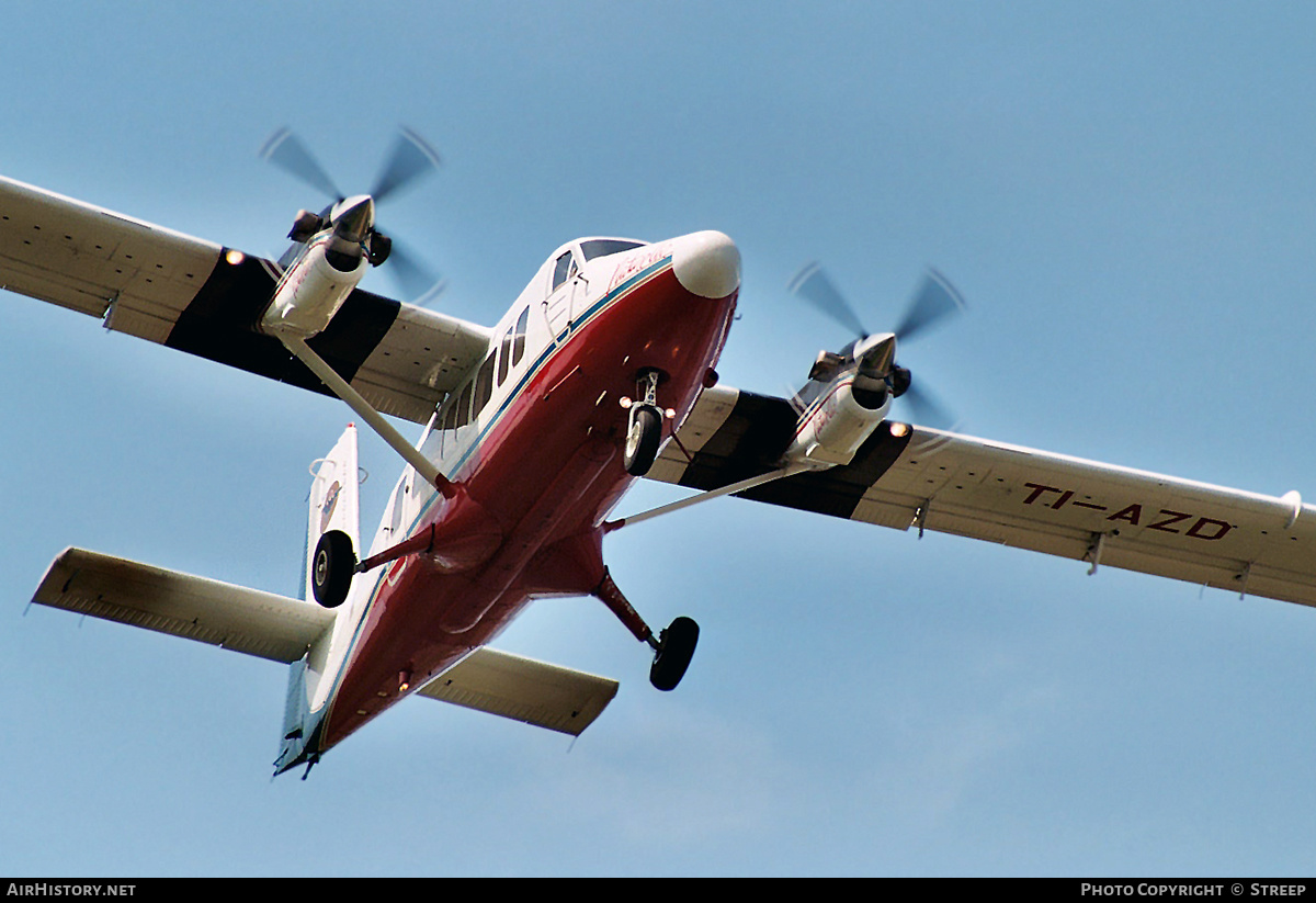 Aircraft Photo of TI-AZD | De Havilland Canada DHC-6-300 VistaLiner | Nature Air | AirHistory.net #274498