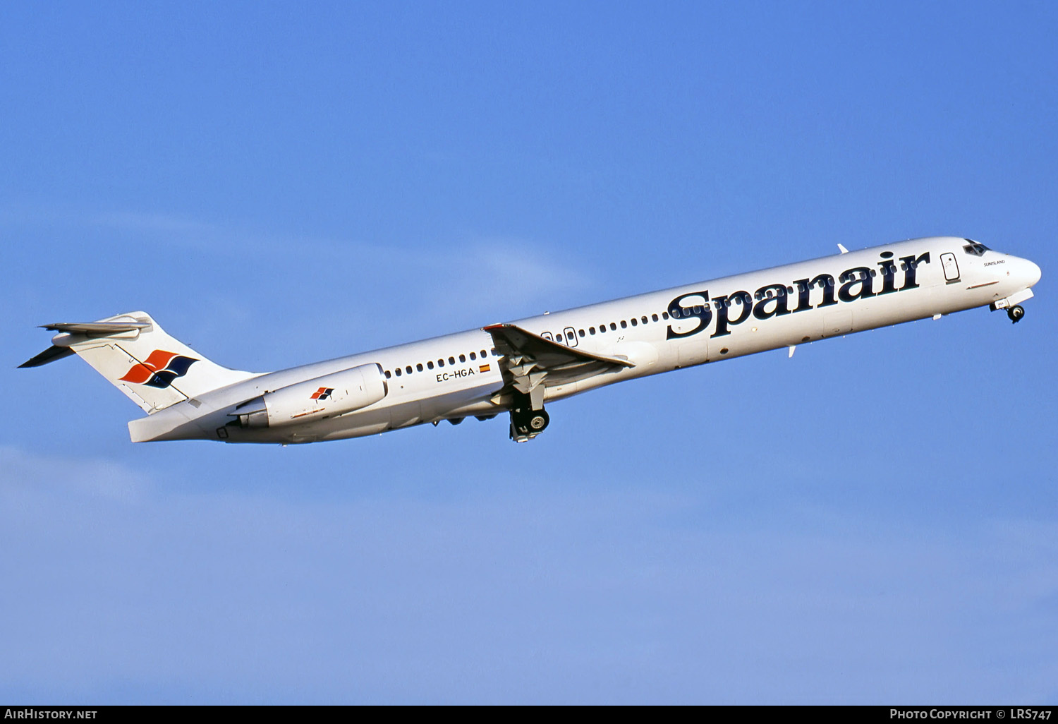 Aircraft Photo of EC-HGA | McDonnell Douglas MD-83 (DC-9-83) | Spanair | AirHistory.net #274515