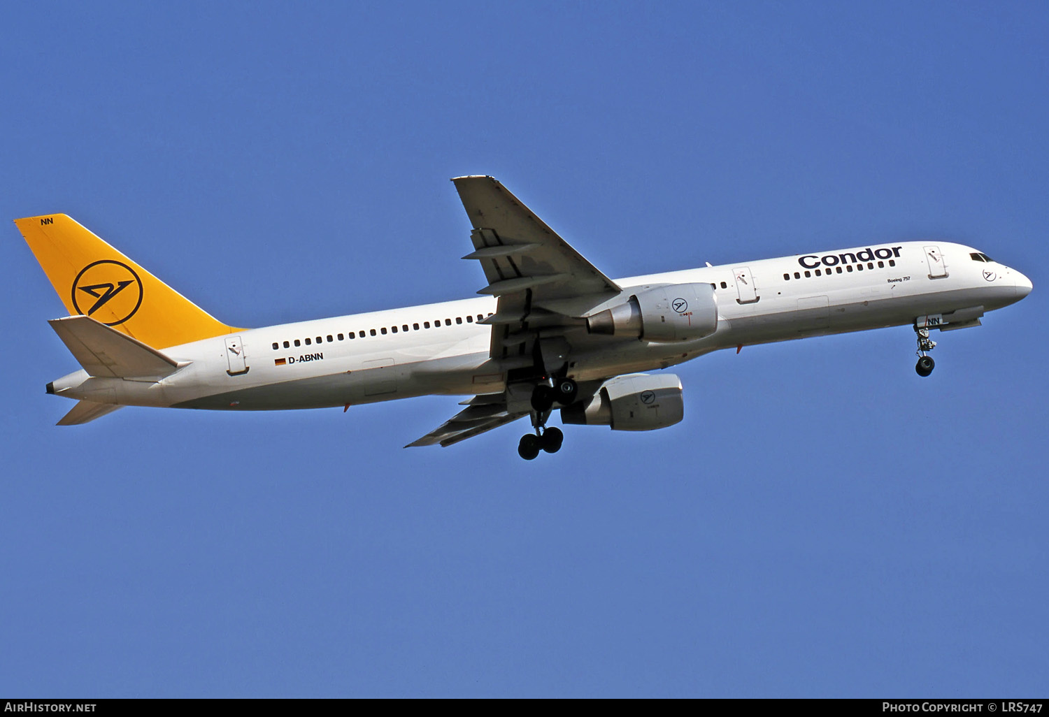 Aircraft Photo of D-ABNN | Boeing 757-230 | Condor Flugdienst | AirHistory.net #274517