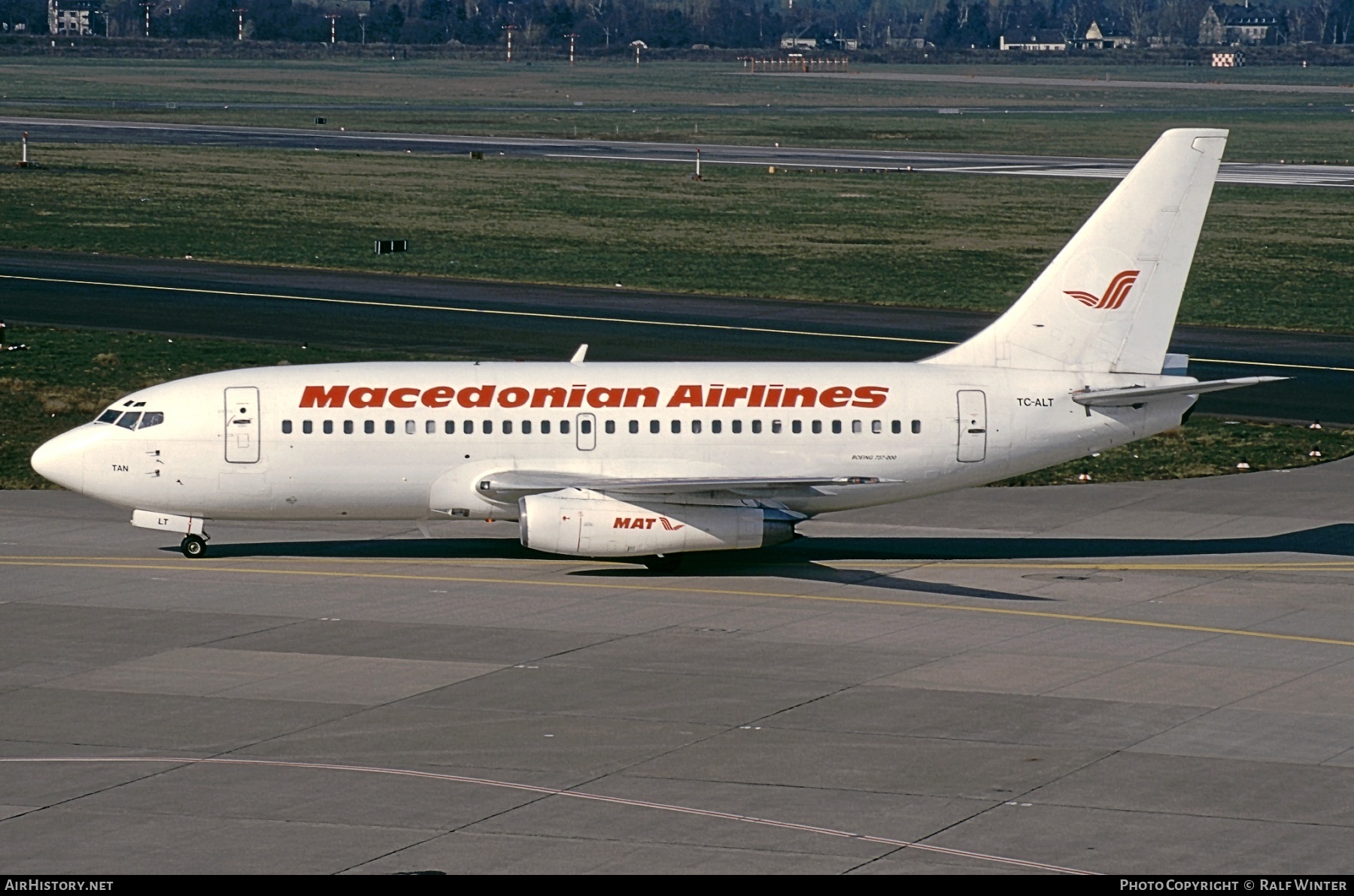 Aircraft Photo of TC-ALT | Boeing 737-248 | MAT - Macedonian Airlines | AirHistory.net #274598