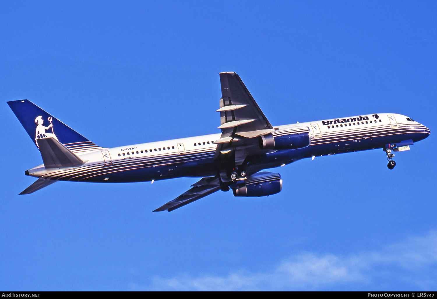 Aircraft Photo of G-BYAY | Boeing 757-204 | Britannia Airways | AirHistory.net #274608