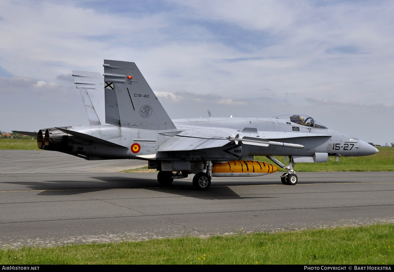Aircraft Photo of C.15-40 | McDonnell Douglas EF-18M Hornet | Spain - Air Force | AirHistory.net #274613