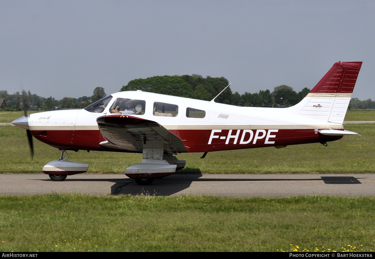 Aircraft Photo of F-HDPE | Piper PA-28-181 Archer II | AirHistory.net #274615