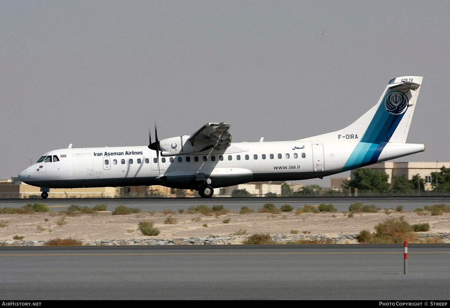 Aircraft Photo of F-OIRA | ATR ATR-72-500 (ATR-72-212A) | Iran Aseman Airlines | AirHistory.net #274625