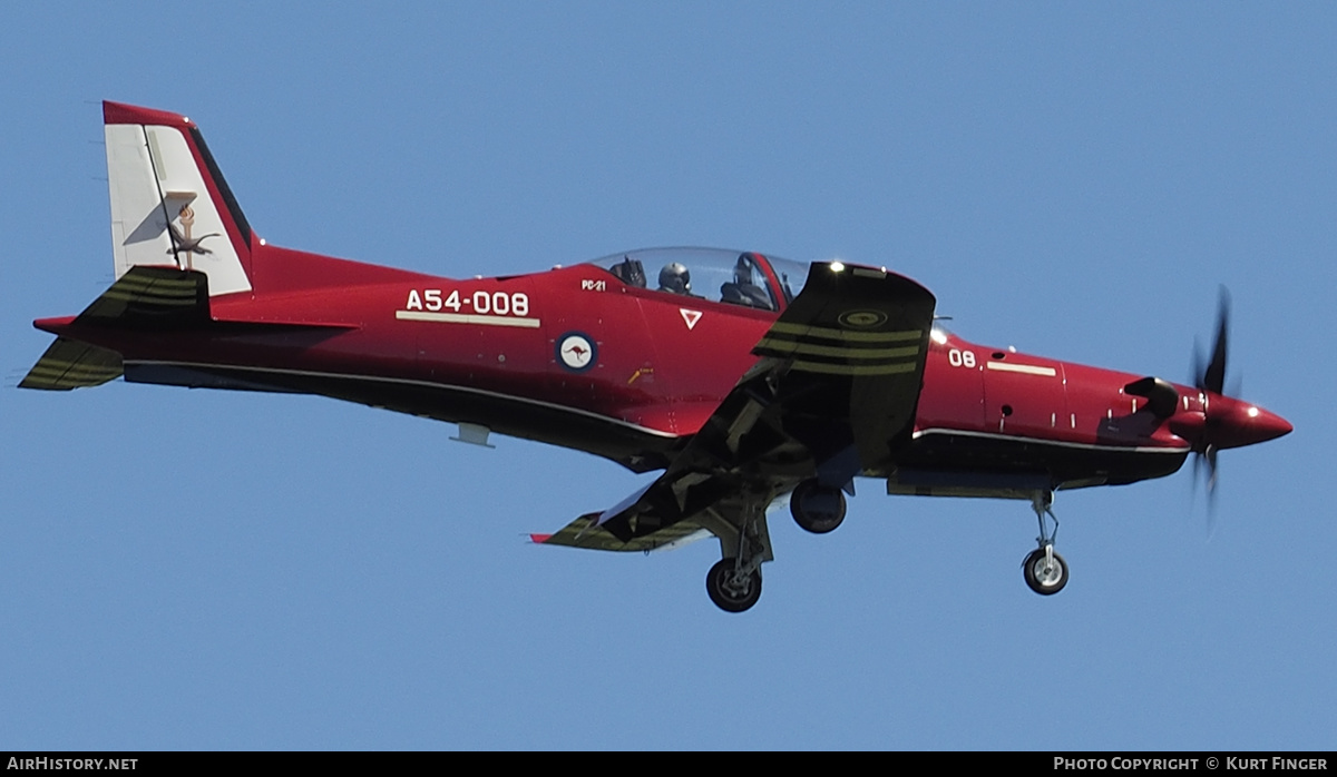 Aircraft Photo of A54-008 | Pilatus PC-21 | Australia - Air Force | AirHistory.net #274673