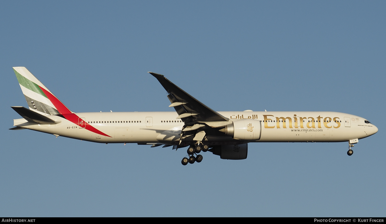 Aircraft Photo of A6-ECN | Boeing 777-36N/ER | Emirates | AirHistory.net #274682