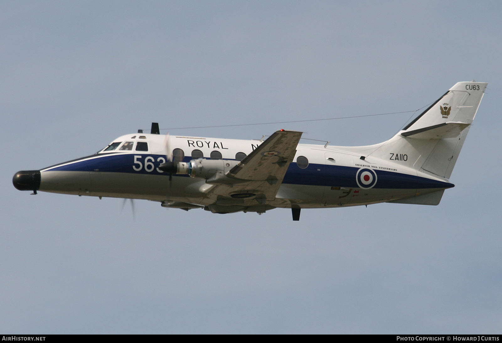 Aircraft Photo of ZA110 | Scottish Aviation HP-137 Jetstream T2 | UK - Navy | AirHistory.net #274687
