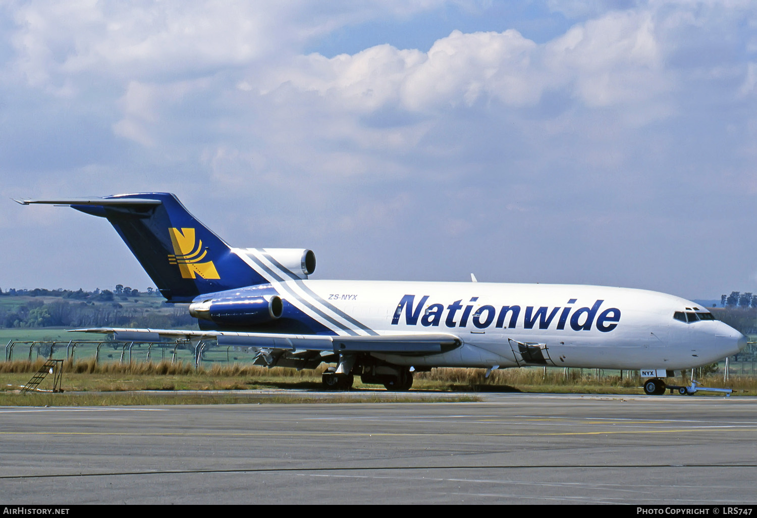 Aircraft Photo of ZS-NYX | Boeing 727-116 | Nationwide Airlines | AirHistory.net #274697