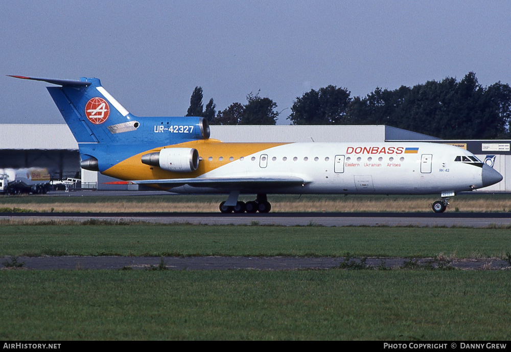 Aircraft Photo of UR-42327 | Yakovlev Yak-42 | Donbass - Eastern Ukrainian Airlines | AirHistory.net #274698