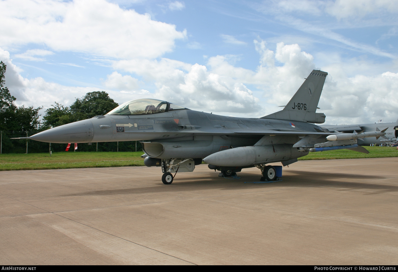 Aircraft Photo of J-876 | General Dynamics F-16AM Fighting Falcon | Netherlands - Air Force | AirHistory.net #274700