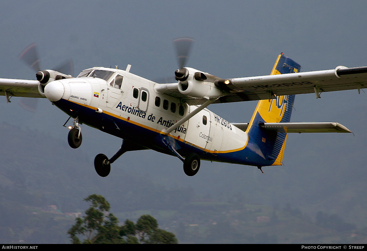 Aircraft Photo of HK-2603 | De Havilland Canada DHC-6-300 Twin Otter | ADA - Aerolínea de Antioquia | AirHistory.net #274702