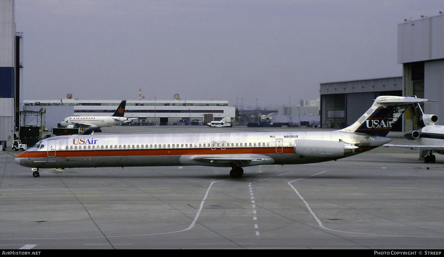 Aircraft Photo of N809US | McDonnell Douglas MD-81 (DC-9-81) | USAir | AirHistory.net #274707