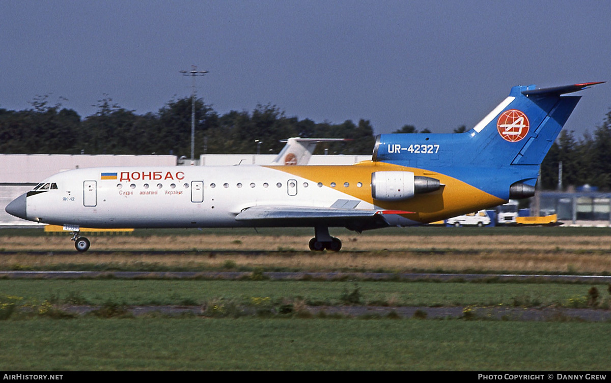 Aircraft Photo of UR-42327 | Yakovlev Yak-42 | Donbass - Eastern Ukrainian Airlines | AirHistory.net #274736