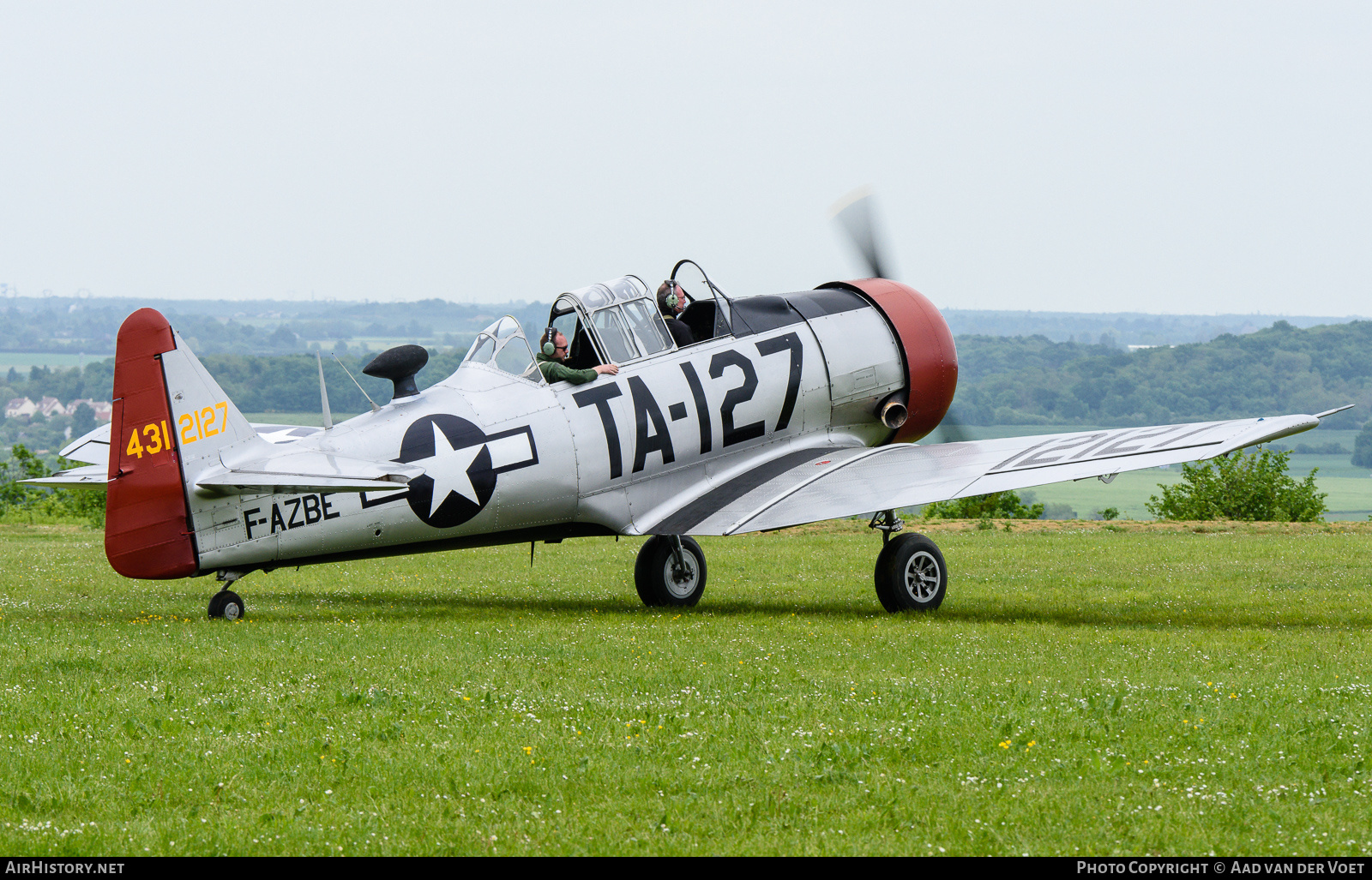 Aircraft Photo of F-AZBE / 4312127 | North American AT-6F Texan | USA - Air Force | AirHistory.net #274745