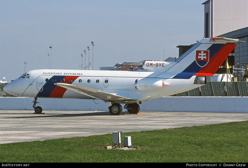 Aircraft Photo of OM-BYE | Yakovlev Yak-40 | Slovakia - Government | AirHistory.net #274751