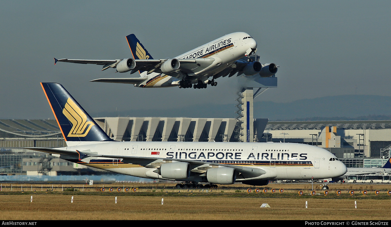 Aircraft Photo of 9V-SKR | Airbus A380-841 | Singapore Airlines | AirHistory.net #274768